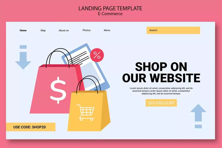 Shopify website design