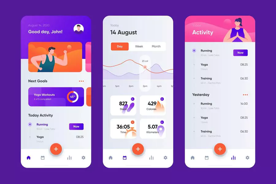 iOS UI/UX design